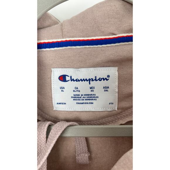 Champion Womens Powerblend Hoodie Size XL Evening Blush Pink New Pullover - Picture 8 of 9